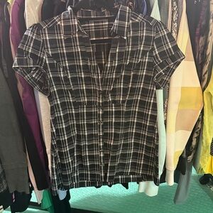 Super Cute Little Black-And-White Short Sleeve